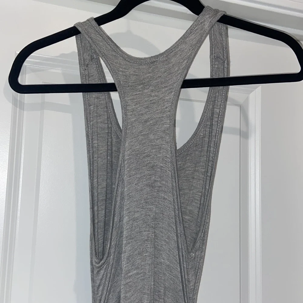 GRAY ANKLE LENGTH DRESS - Picture 2 of 2
